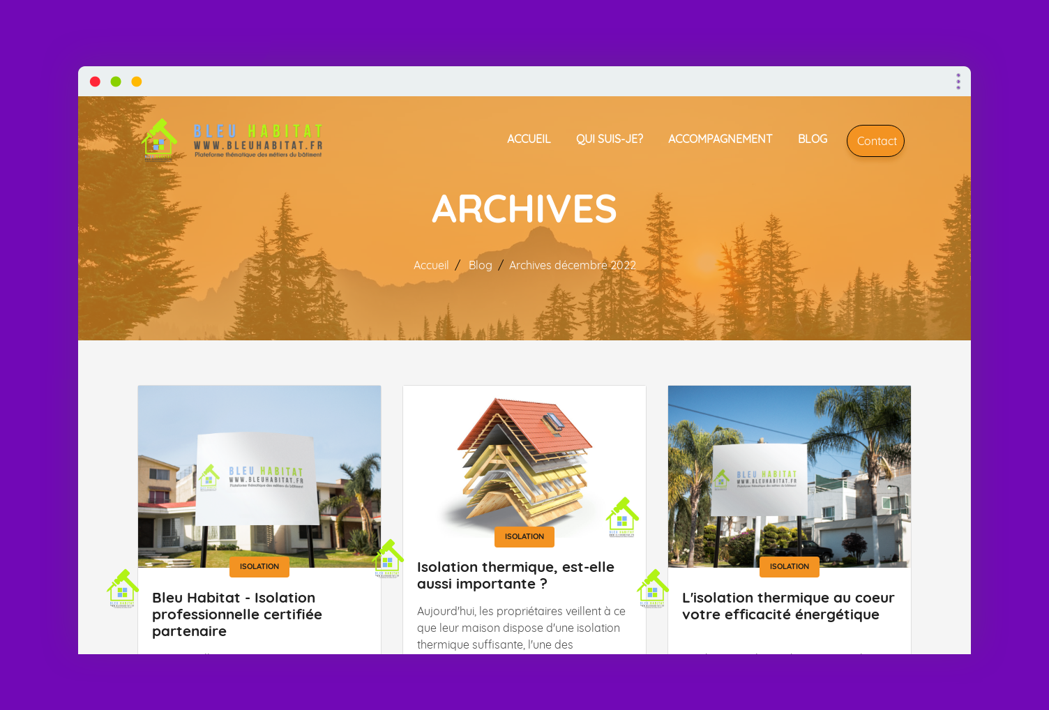 screenshot archives page archives template