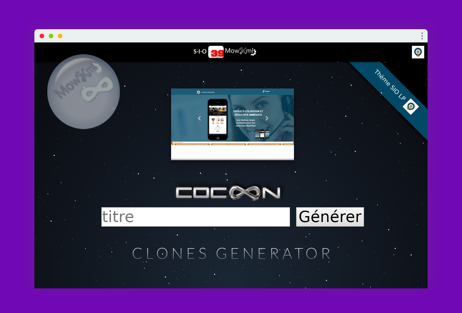screenshot clones generator cocoon