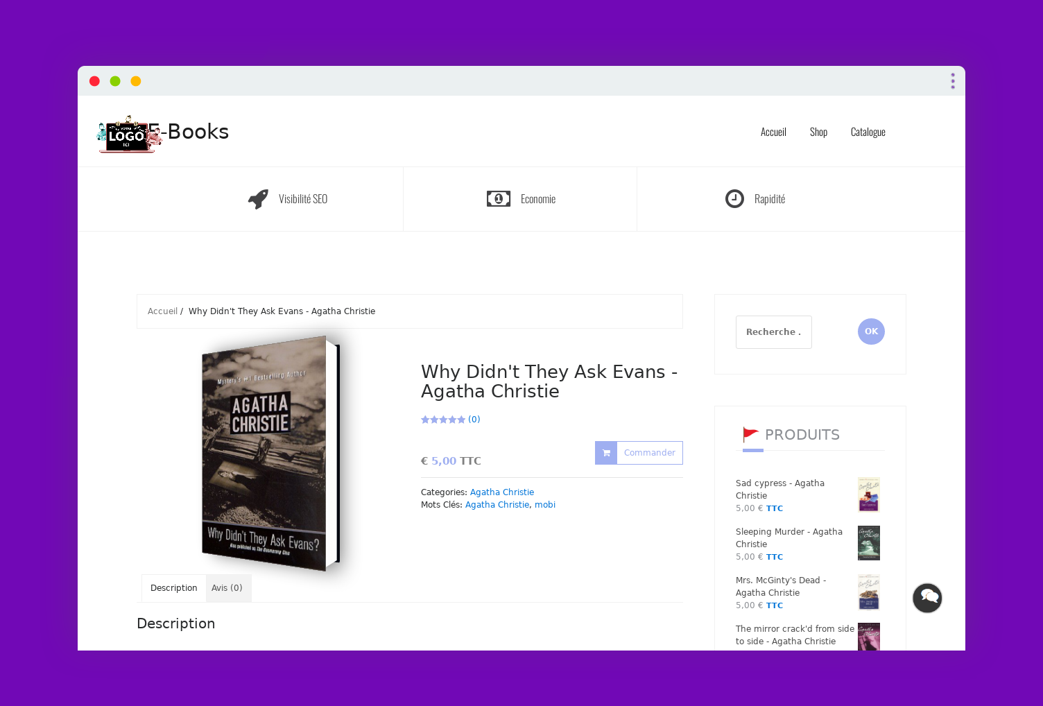 screenshot ebooks shop