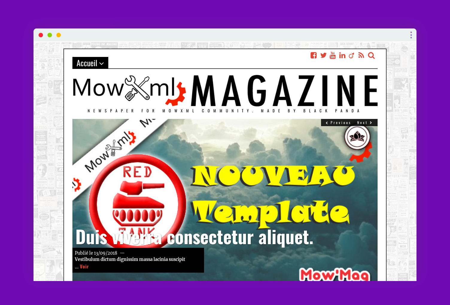 screenshot mowxml magazine